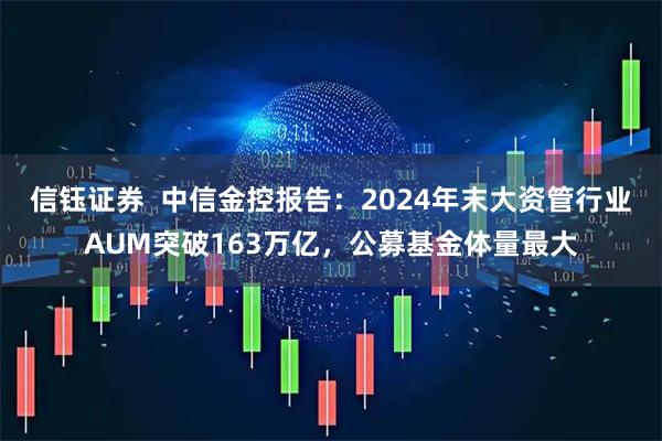 信钰证券  中信金控报告：2024年末大资管行业AUM突破163万亿，公募基金体量最大