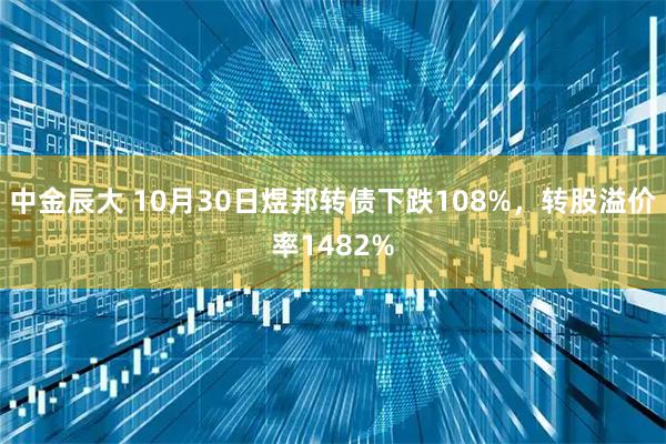 中金辰大 10月30日煜邦转债下跌108%，转股溢价率1482%